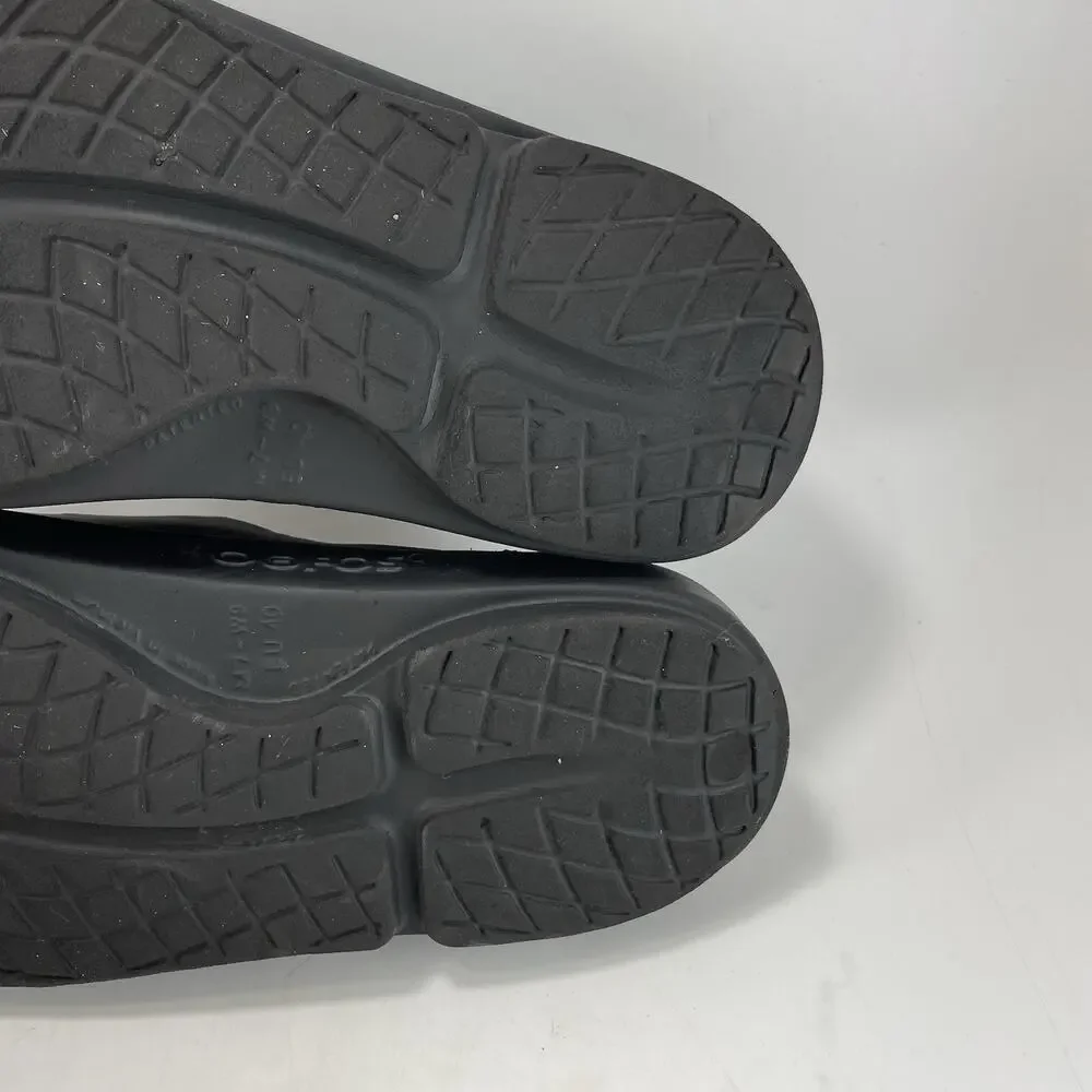 Oofos OOahh Recovery Slides Mens Size 7 Black Synthetic Comfort Athletic Sandal